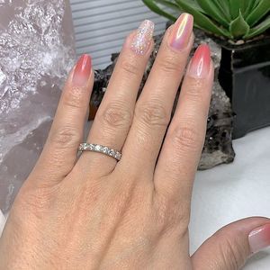 Half eternity 1 ct  diamond wedding band bridal ring